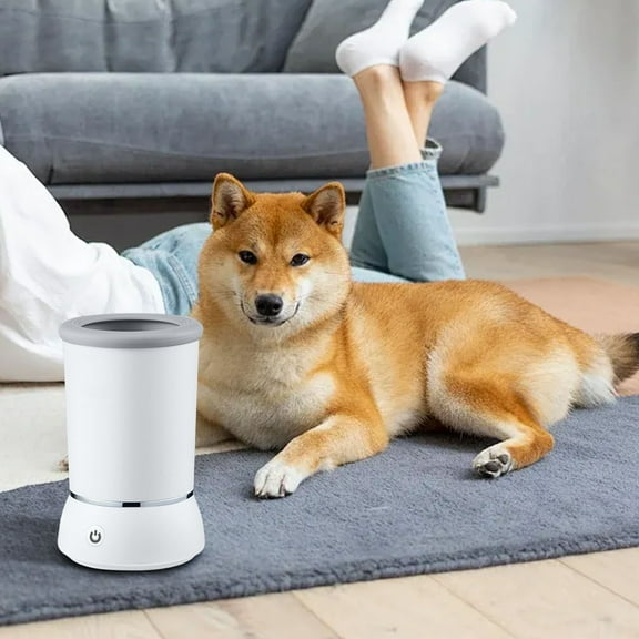 Sltwyw Automatic Pet Paw Cleaner for Dogs Cats - Foot Washing Cup Non-Wiping Design Bath Tool for Muddy Paws After Outdoor Walks