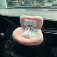 thumbnail image 1 of Sltwyw Car Seat for Dolls, Doll Car Seat with Air Vent Clip for 17cm Dolls, Decorative Sofa Seat with Soft Furry Cushion and Headrest for Car, Doll Toy Ornaments Accessories, 1 of 6