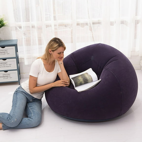 Sltwyw Inflatable Lazy Football Sofa Chair - Home Leisure Entertainment Lounger Portable Bean Bag Stool for Game Room