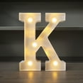 thumbnail image 1 of Sltwyw LED Alphabet Letter Lights - Battery Operated Nursery Wall Decor for Birthday Wedding & Kids Room Lighting, 1 of 6