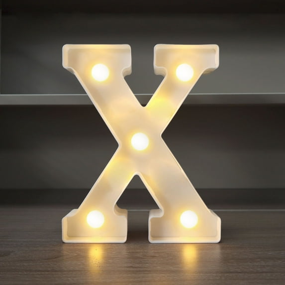 Sltwyw LED Alphabet Letter Lights - Battery Operated Nursery Wall Decor for Birthday Wedding & Kids Room Lighting