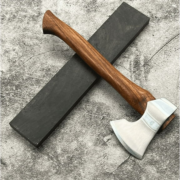 Sltwyw Mini Survival Hatchet Knife - Fixed Blade Camping Axe with Sheath Outdoor Bushcraft Tool Decorative Display