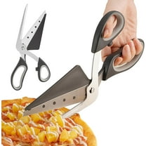 Sltwyw Stainless Steel Pizza Scissors Baking Tool - Disassemblable Kitchen Shears for Slicing Pancakes Flatbreads Dough Cutting Utensil