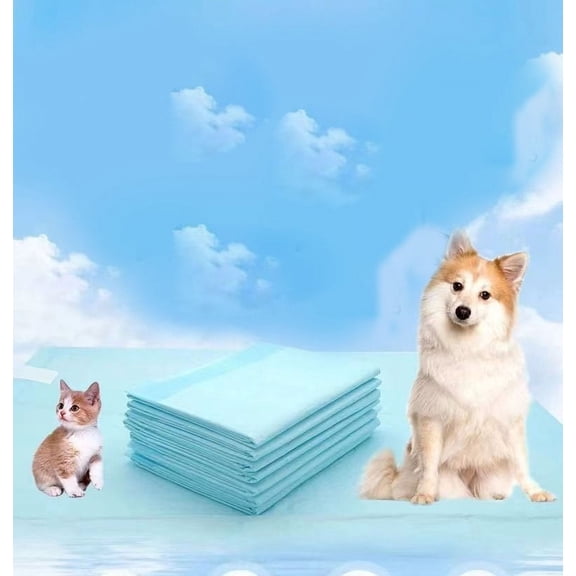 Sltwyw Thickened Absorbent Pad with Adhesive Corners - Incontinence Medical Pad Waterproof Bed Wetting Protection Underpad