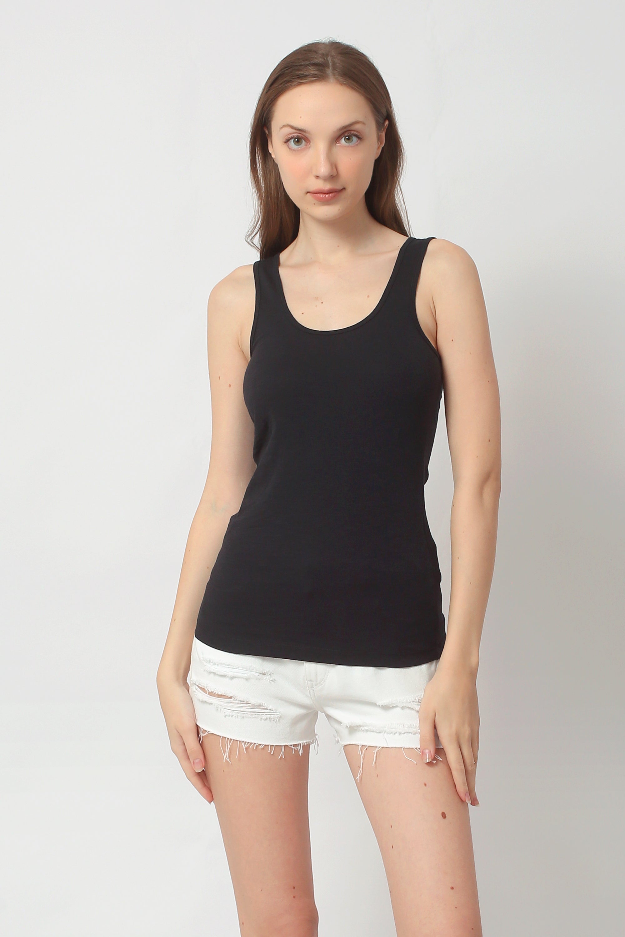 Slub Cotton Tank Top