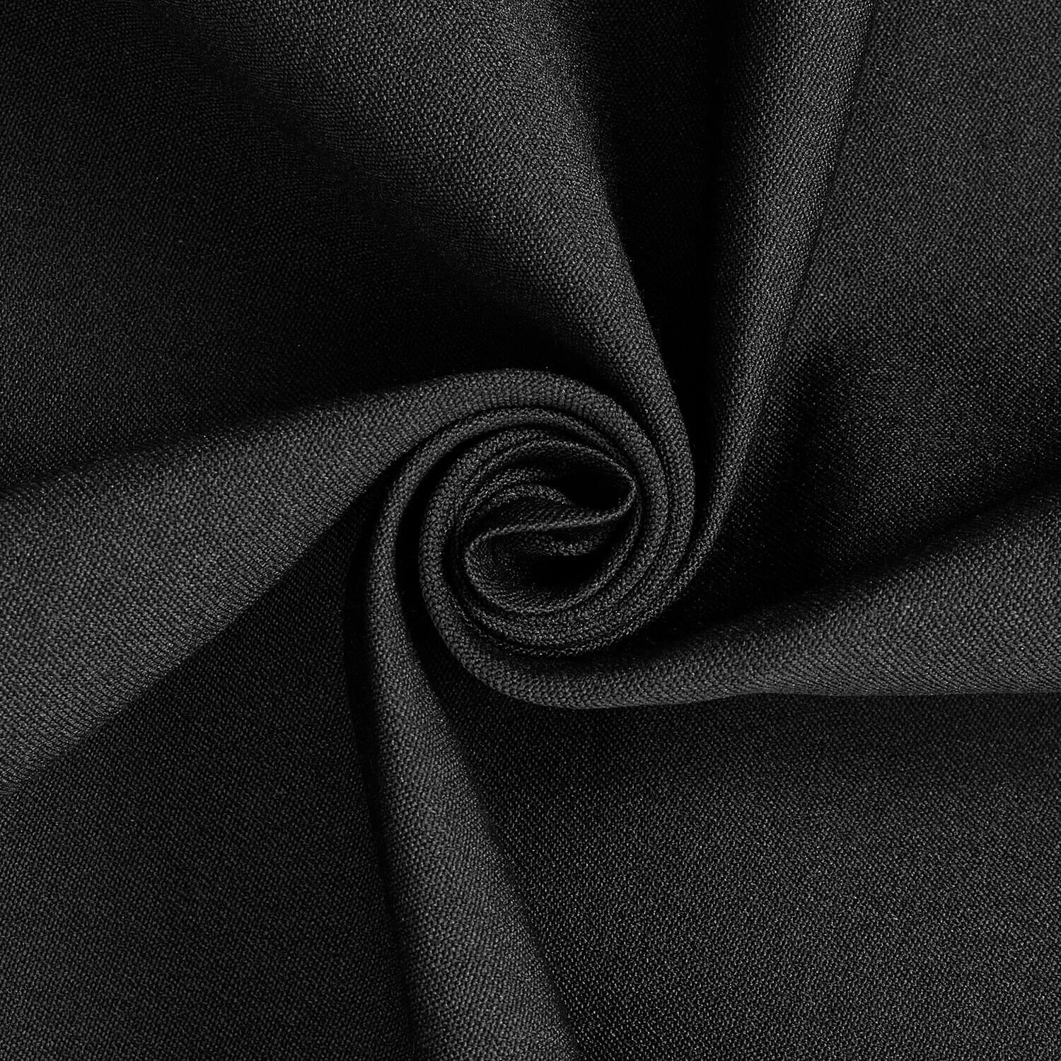  Polyester Twill Solid Black, Fabric by the Yard : Arts, Crafts  & Sewing
