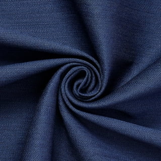 Navy Blue Nautical Solid Plush Velvet Upholstery Fabric 54 by the