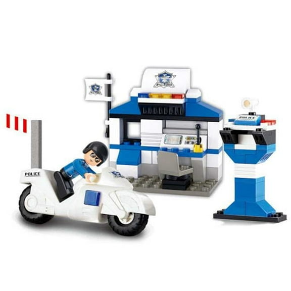 Sluban 272  Small City Police Station Building Brick (86 pcs)