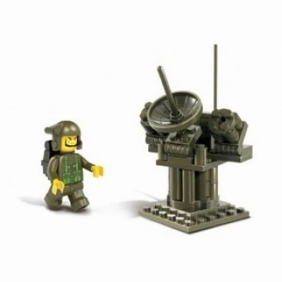 Sluban 293 Land Forces Radar Station Building Brick Kit (44 pcs)