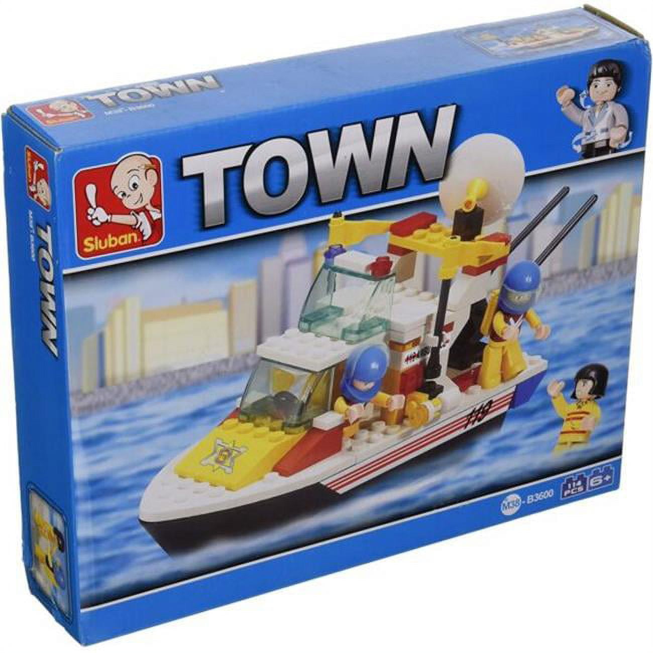 Jouet de construction - SLUBAN - Beach Rescue - Hélicoptère de