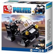 Sluban 638C POLICE 4-in-1 Assault Vehicle Building Brick Kit 73 Pcs Kit C Collect them all!