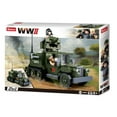 thumbnail image 1 of Sluban 685  WWII Gaz Half-Track 2-in-1 Building Brick Kit (243 pcs), 1 of 1