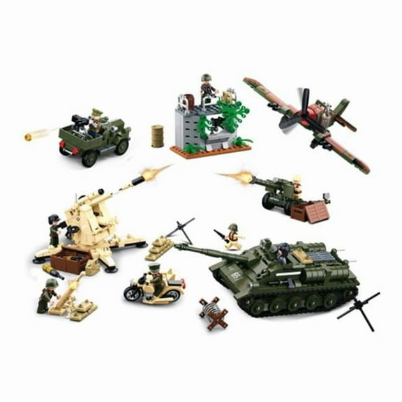 WWII Battle of Kursk Building Brick Kit (998 pcs)