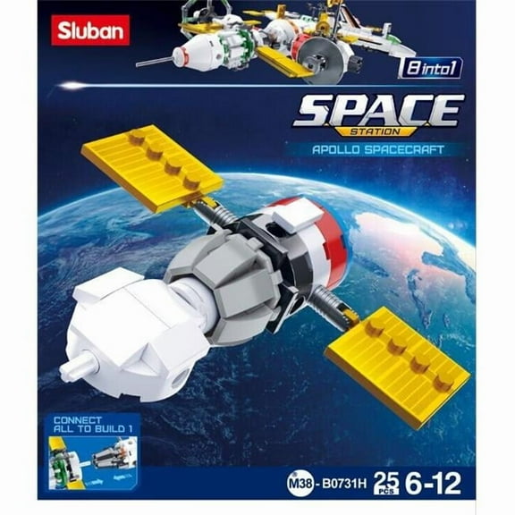Sluban 731H SPACE - Shenzhou Spacecraft Building Brick Kit (58pcs)