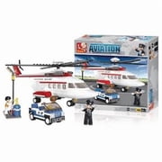 Sluban Aviation Personal Helicopter Building Brick Kit 259pcs