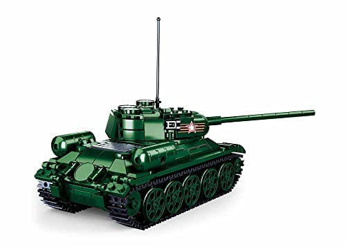 Sluban ModelBricks - T34-85 Serbatoio 497 pezzi rLKZ