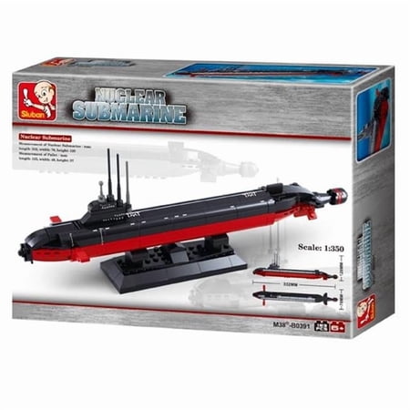Sluban Navy Nuclear Submarine Building Brick Kit (193 Pcs)