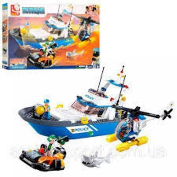 Sluban Police II-Land amp; Sea Police (347 pcs)
