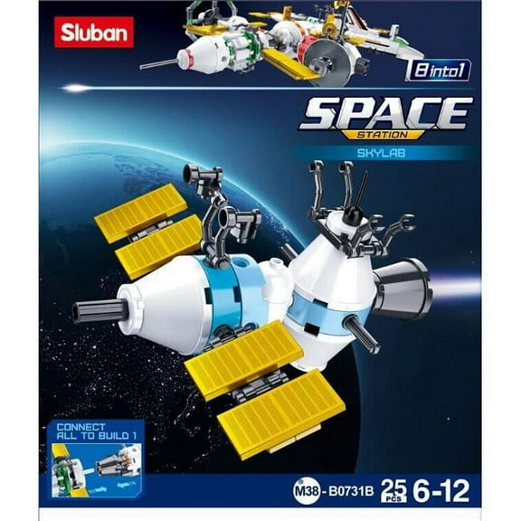 Sluban SPACE - SkyLab Building Brick Kit (64Pcs)