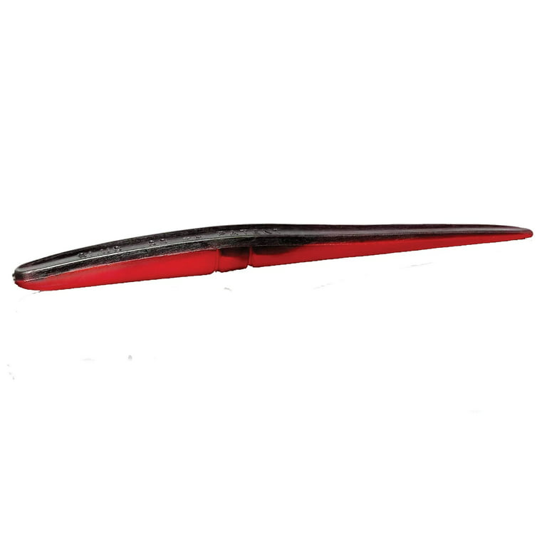 Lunker City Slug-Go Soft Stickbait Shad, 8, 6in, Red Shad 