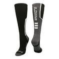 thumbnail image 1 of Slugger Over the Calf Baseball Socks (Black/Graphite/White, Large), 1 of 2