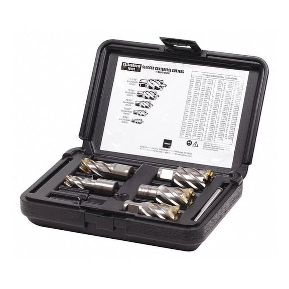 Annular Cutter Kit,1" Cut Depth,6 pcs. 63134999010
