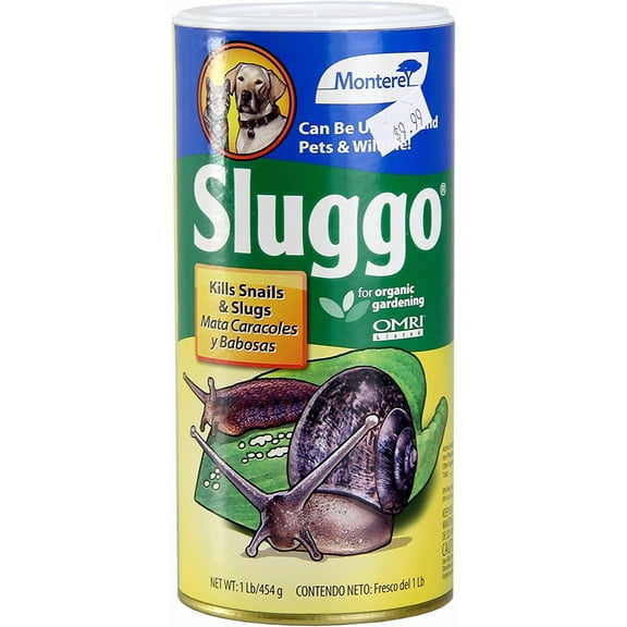 Sluggo Slug And Snail Bait - Bait, Outdoor Use, 1000 Sq Ft Coverage - 1 Lb