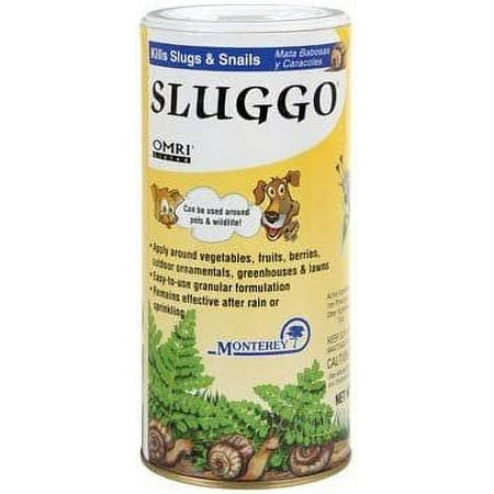 Monterey Sluggo Slug And Snail Bait - Bait, 1000 Sq Ft Coverage - 1 Lb