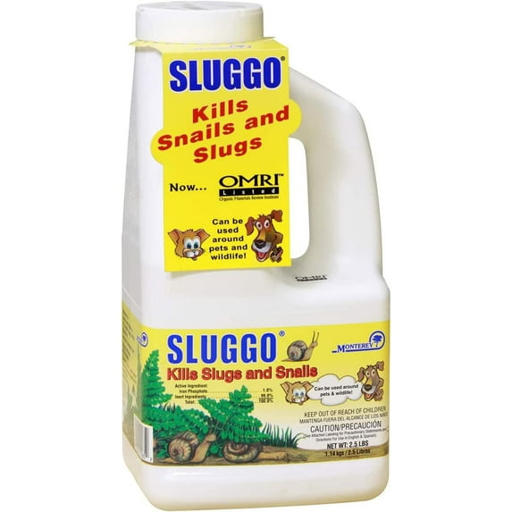 Monterey Sluggo Slug And Snail Bait - Bait For Snails - 2-1/2 Lb.