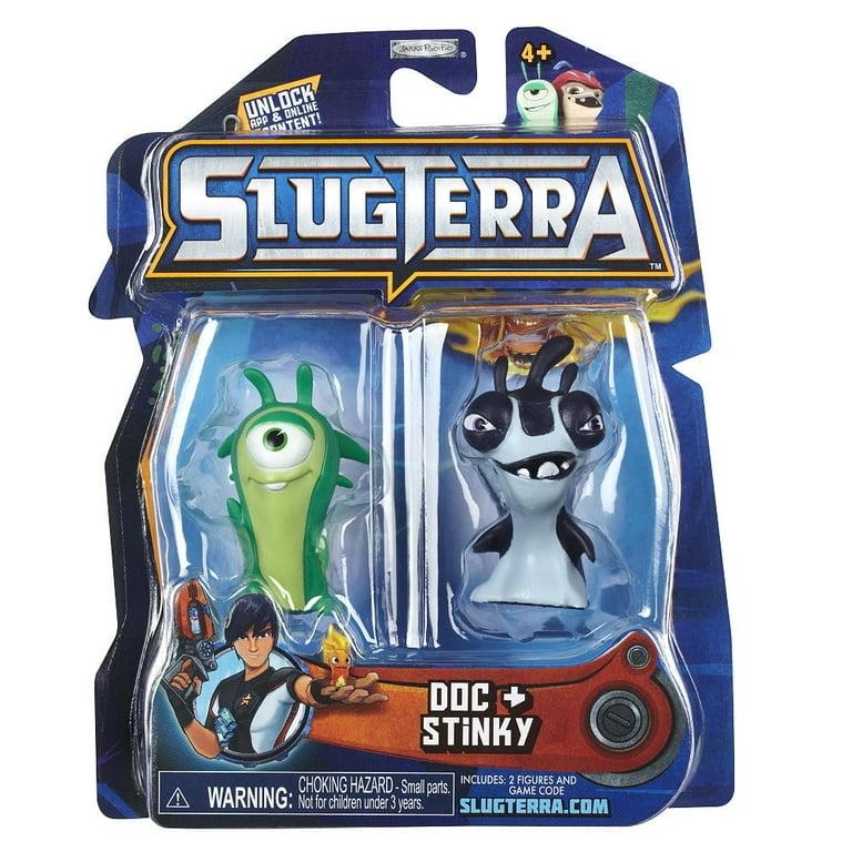 Slugterra Basic Figure 2 Pack Doc Stinky