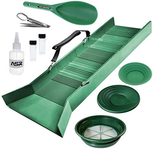 Sluice Box Gold Prospecting Kit Classifier 10pc Set - Walmart.com