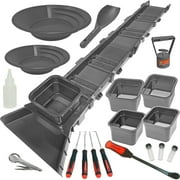 Sluice Fox 53 Inch Modular Sluice Box Portable Gold Panning Kit 23 Piece