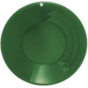 Sluice Fox Sluice Fox Gold Pan with Vanishing Riffle Set; batea para oro spiral gold finishing pan; gold rush prospecting supplies for your gold panning kit; 9 inch Green
