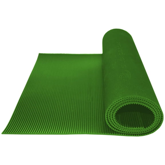 Sluice Fox Sluice box rubber V matting; gold sluice mat for fine gold recovery set; gold prospecting supplies; 24 inch by 48 inch size, green color, mini rib pattern