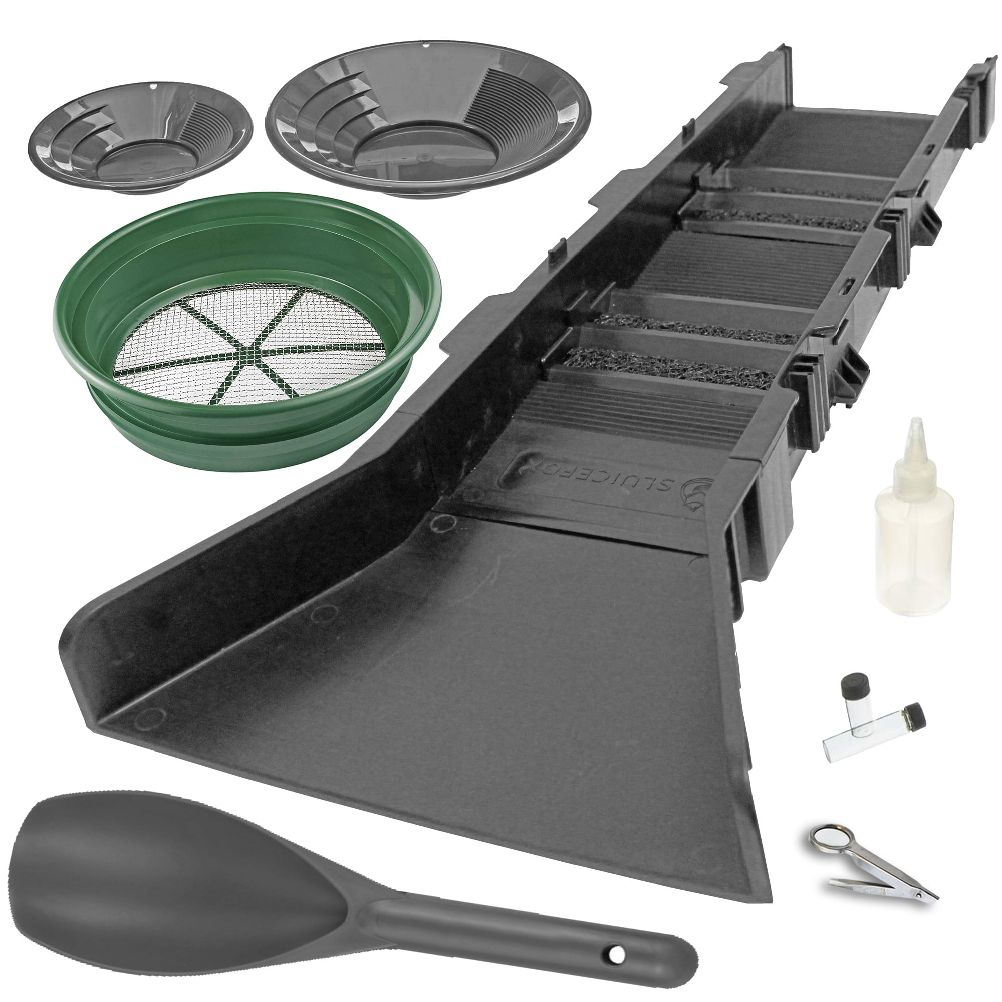 Sluice Fox Survival Gold Panning Kit with Sluice Box