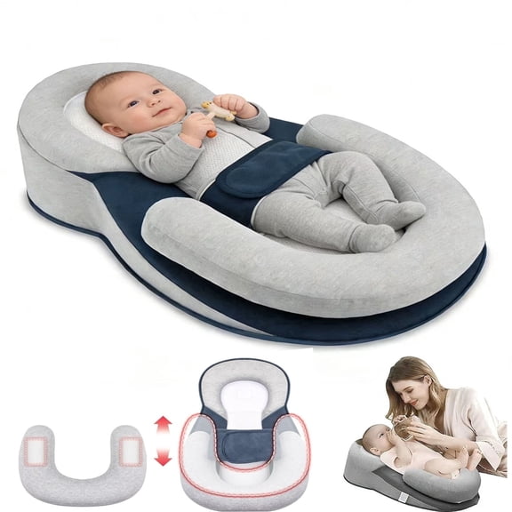 SlumbayTale Babe Bed Acid Reflux with Strap,for Comfortable Play & Feeding Support