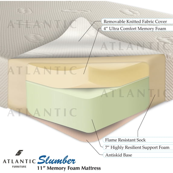 Slumber Memory Foam Mattress 11inch King