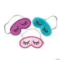 thumbnail image 1 of Slumber Party Sleep Masks, Birthday, Apparel Accessories, 8 Pieces, 1 of 1