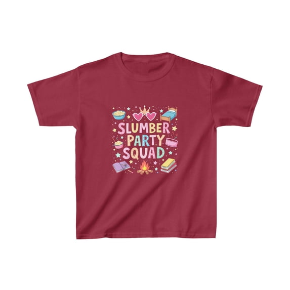 Slumber Party Squad Kids Cotton Tee