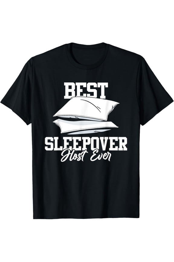 Slumber Party Squad Sleepover Pajama Sleepover Host Party T-Shirt men and women can wear, black, white, gifts