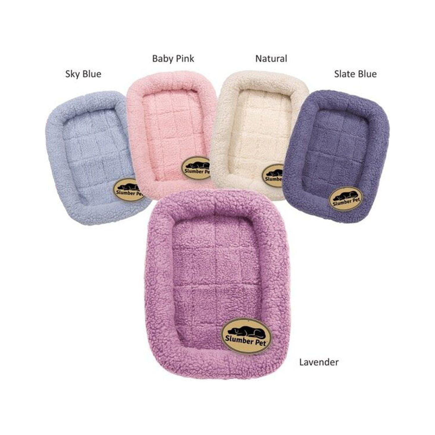 Picture of Slumber Pet SP Sherpa Crate Bed M Pnk - Walmart.com