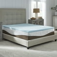 thumbnail image 1 of Slumber Solutions 2" Gel Memory Foam Flat Topper, Full, 1 of 6