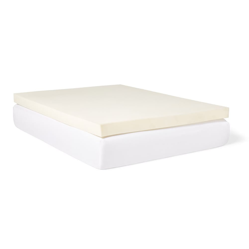 Queen Size Cream Memory Foam Mattress Topper