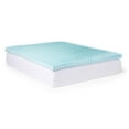 thumbnail image 1 of Slumber Solutions Highloft 4-inch Textured Gel Memory Foam Mattress Topper Twin, 1 of 5