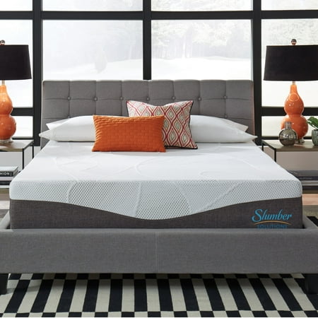 Slumber Solutions Renew 12" Customize Your Comfort Gel Foam Mattress-In-A-Box, Firm, Twin