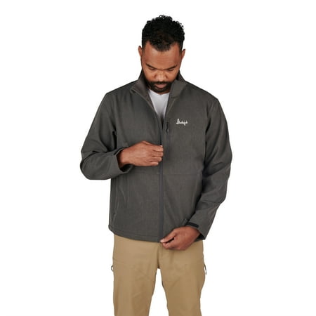 Slumberjack Men's Outdoor Explorer Soft Shell Jacket XL-Charcoal, Rain Repellent
