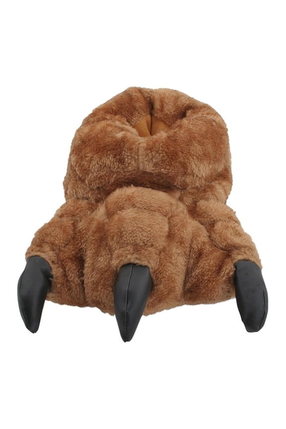Mens Monster Claw Plush 3D Slippers
