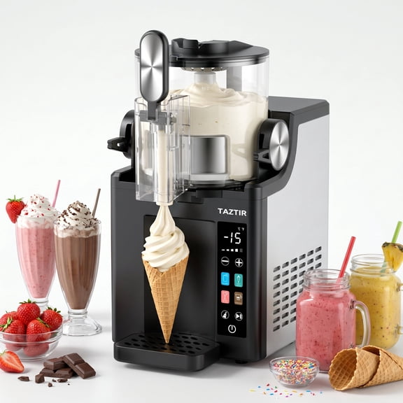 Slush & Ice Maker Machine Suitable for Ice Cubes & Slushy Drinks, Fast 9-Minute Ice Production, Compact Self-Cleaning Countertop Ice Maker for, Backyard BBQ, Camping, Parties