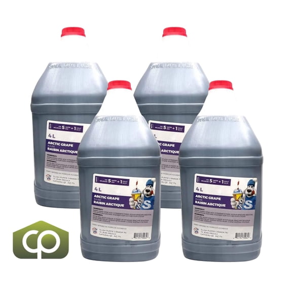 Slush Puppie Arctic Grape Slushy Syrup - 5:1 Concentrate, 1 Gallon / 3.78L
