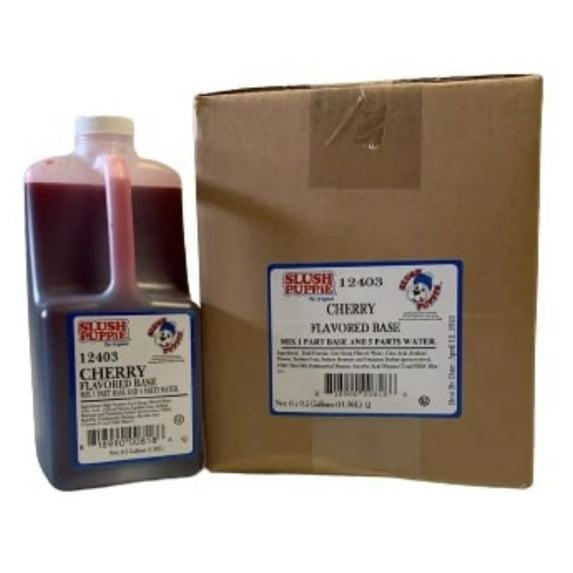 Slush Puppie Cherry Flavored Base 6 - .5 Gal